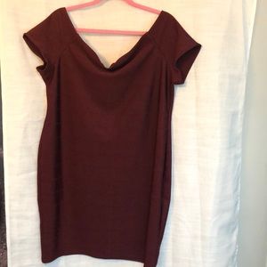 Burgundy mini dress NWT